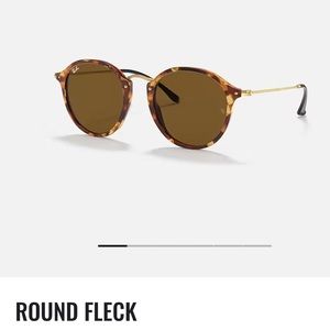 Ray-ban round fleck sunglasses - women
